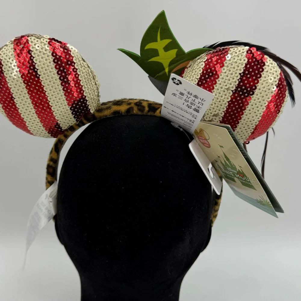 Disney Minnie Mouse Main Attraction Ear Headband‎ Jungle Cruise Limited Rel NWT